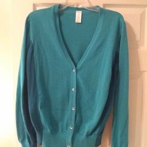Teal Cardigan